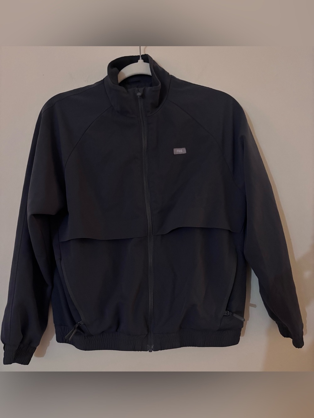 FIGS Sydney Jacket Women’s XS Charcoal Gray Technical Collection Full Zip